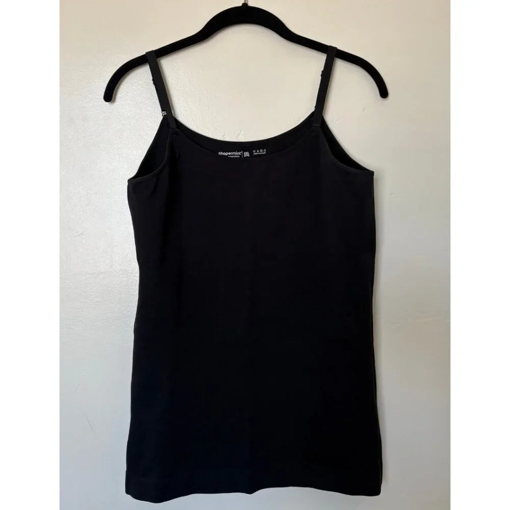 Shapermint | Black Essentials All Day Every Day Scoop Neck Cami | XL - Picture 12 of 13